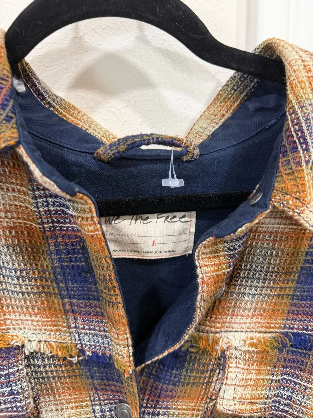 Free people Anneli Plaid Shirt Jacket